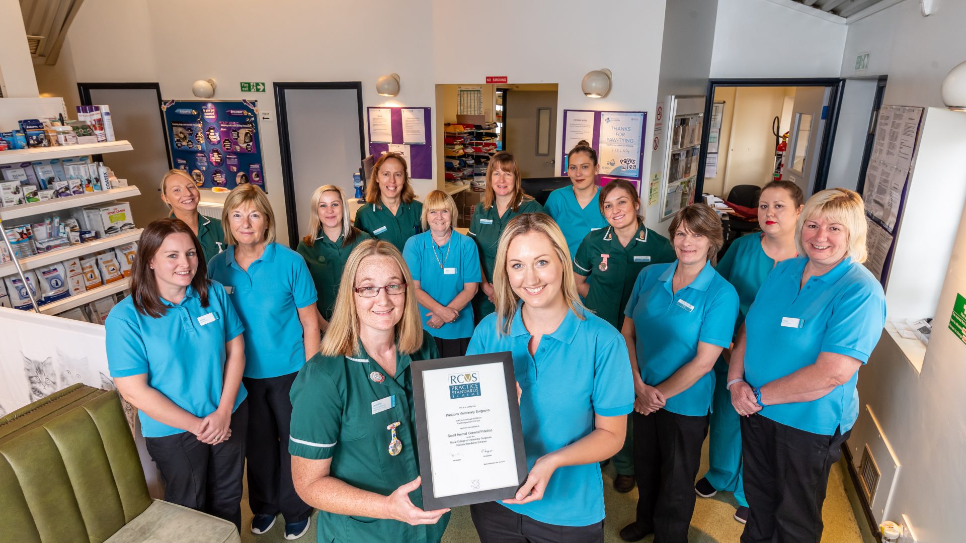Top accreditation is a pawsome effort for Cambridgeshire vet practice