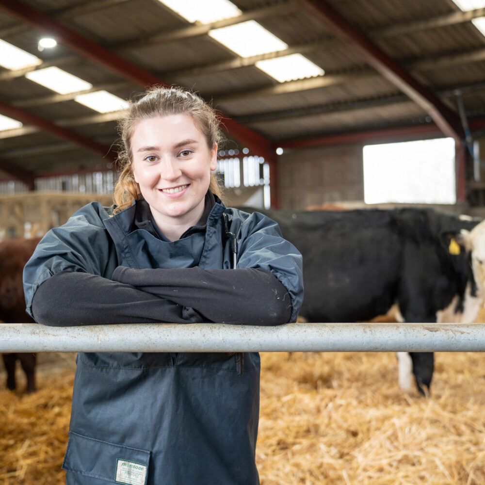 Farm vet Sally is revelling in her first role