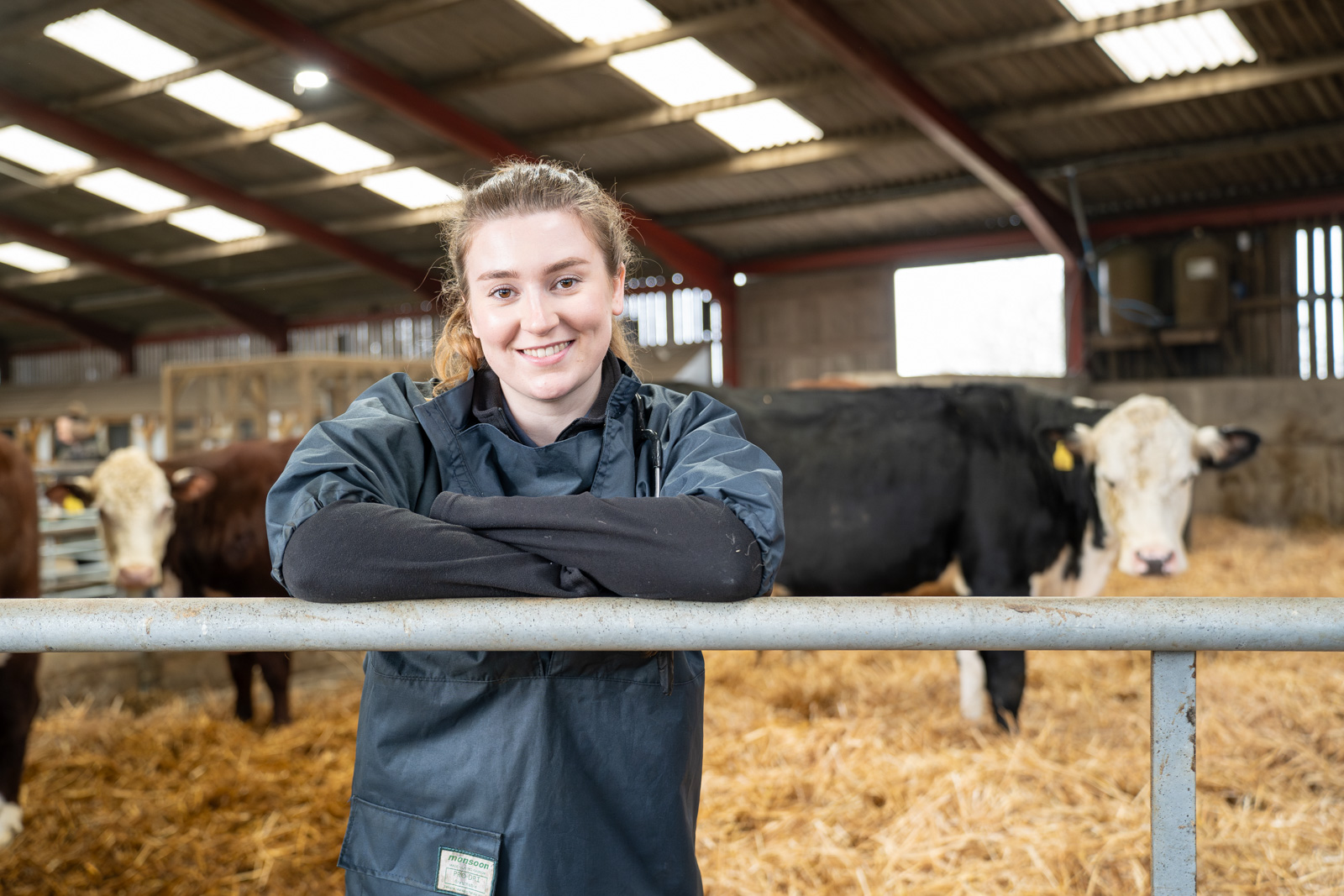 Farm vet Sally is revelling in her first role