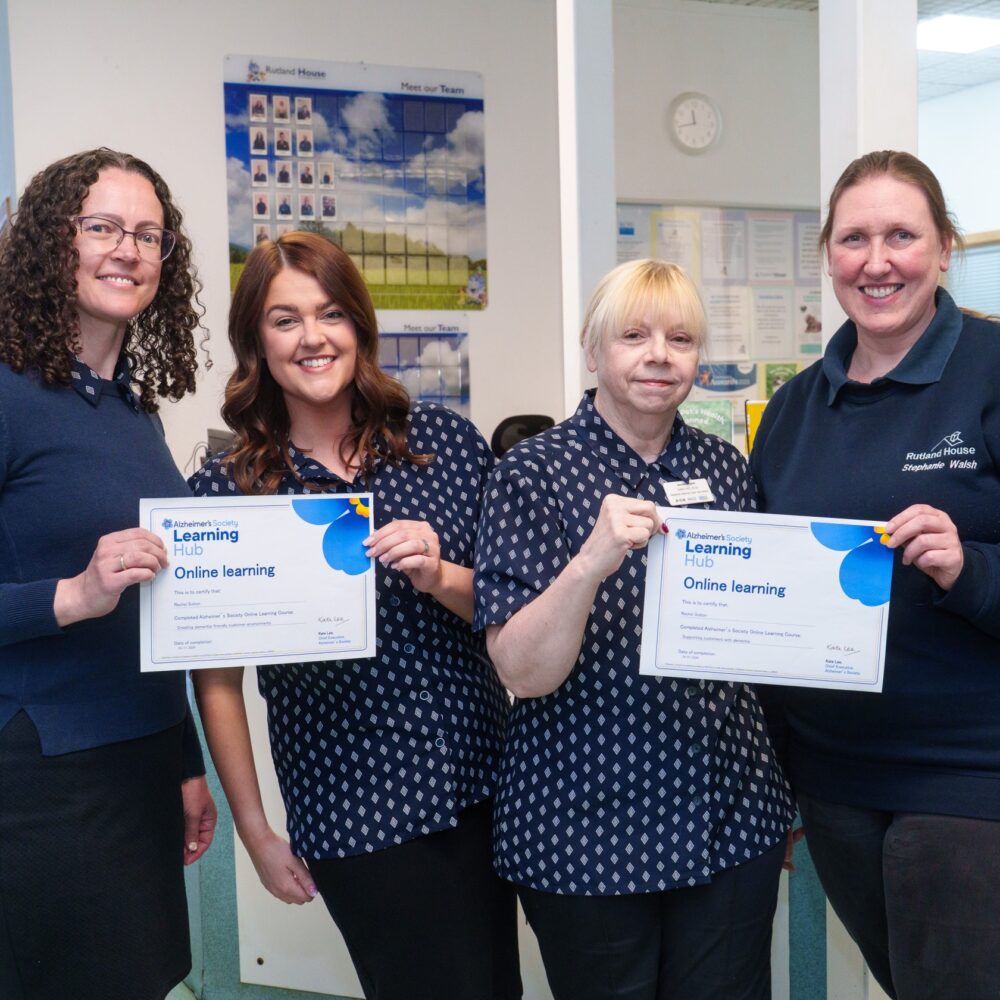 Vet practice shows it cares for people as well as pets after undergoing dementia training