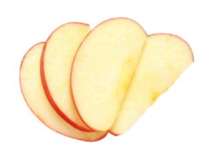 Sliced apple
