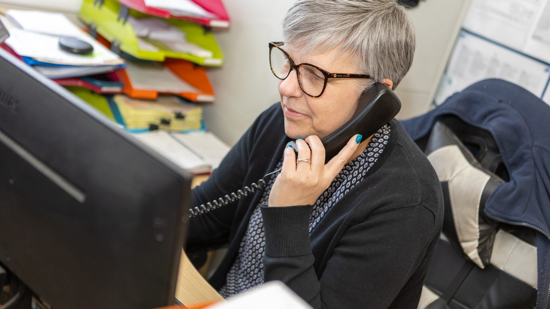 Receptionist Suzanne is a caring voice at difficult times